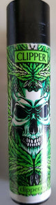 Clipper super lighter gas refillable limited edition rare collectableSkullgrass