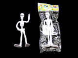 Flexible Skeleton Bendy Skelly Bendable Spooky Toy White
