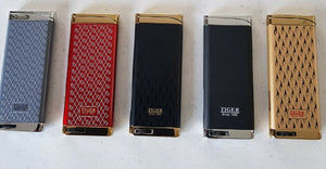 Zico/Tiger windproof  lighter gas refillable new style slimline fast shipping.