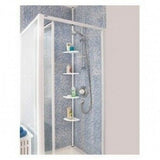Bathroom / shower 4 shelf  adjustable Bathroom pole  x 2