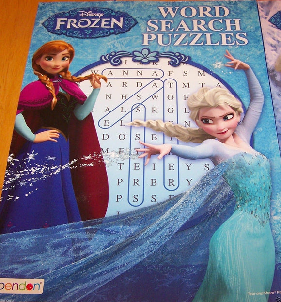 2 x FROZEN WORD SEARCH PUZZLE BOOKS  96 pages EACH  FAST FREE POSTAGE