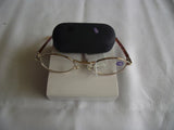 READING GLASSES HIGH QUALITY FOLDING TYPE WITH CASE x2 pairs