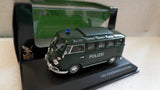 1962 Volkswagen Microbus Police Green 1/43 Diecast Car Model by Yat Ming