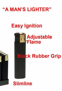 LIGHTER ELECTRONIC GAS REFILLABLE RUBBERISED    HIGH  QUALITY ONE FREE POSTAGE