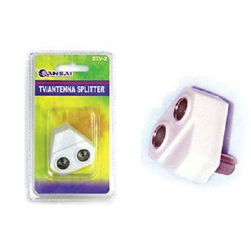 Television Antenna splitters 2 way right angle qualit