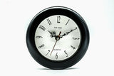 Wooden Wall Clock 17 cm Black or Silver 12 month warranty