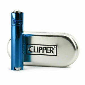 clipper metal lighter Blue normal flame, genuine product 2 year warranty