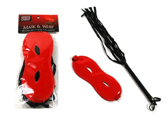 Bondage Mask and whip set
