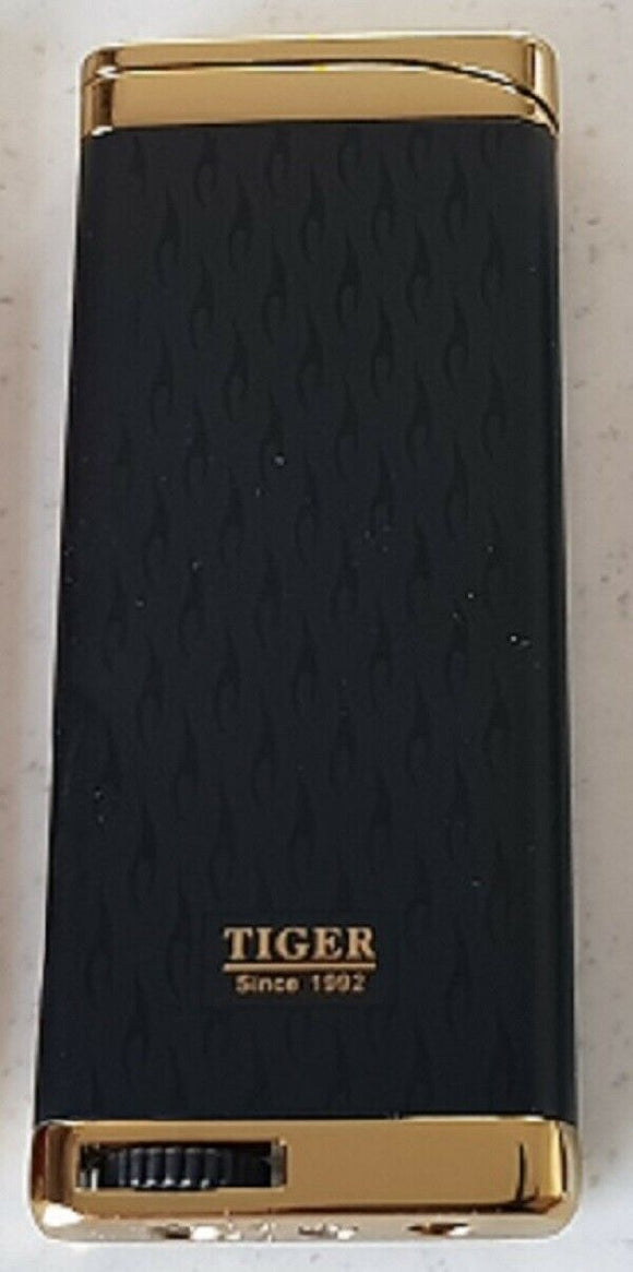 Tiger windproof  lighter gas refillable new style slimline fast shipping.