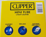 Clipper mini tube refillable electronic utility lighter Clipper quality   x 2