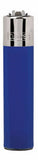 Clipper super lighter gas refillable collectable, solid blue