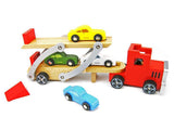 RED CAR CARRIER TRUCK BT8839 wooden  Rec. Age: 3 Years +