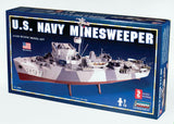 us navy minesweeper 44.4 cm long model number Lindberg 70830 1/125 static model