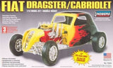 Lindberg Fiat Dragster 1/12 model kit model number 73043 Huge kit