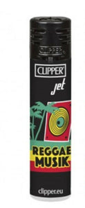 clipper lighter New Jet flame Reggae Music  genuine product Rare Collectable