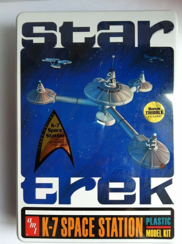 AMT STAR TREK K-7 SPACE STATION MODEL KIT no.645 COLLECTORS EDITION