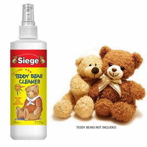 Siege Teddy Bear Cleaner Plush Toy Stain Remover 100% Biodegradable Spray Bottle