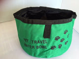 Pet travel bowl foldable convenient sturdy  good quality