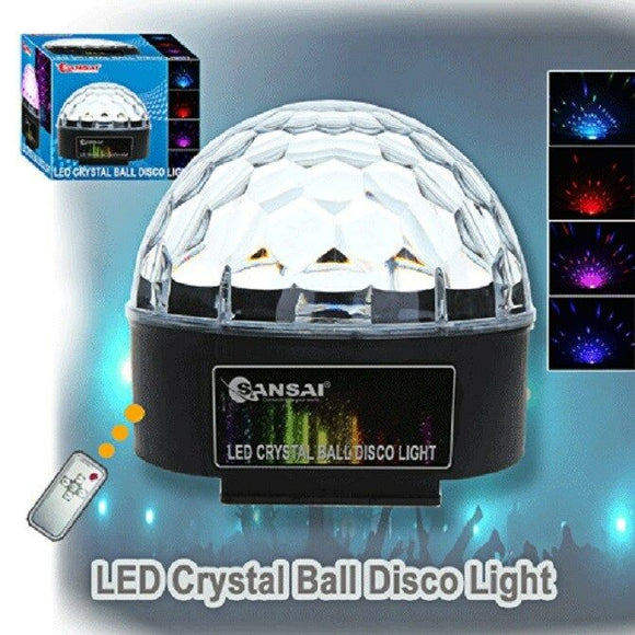 NEW led crystal ball fantastic new light system great for parties