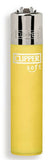 Clipper super lighter gas refillable , Micro soft touch yellow