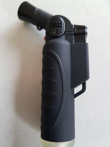 Jet  Flame Butane soft touch Black  hand held Torch Lighter powerful flame