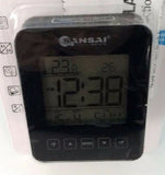 Sansai LCD Digital Display Alarm Clock Battery Desk Table Bedside Backlight