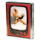 Aztec cigarette case Puppy Girl holds twenty cigarettes , Great collectible