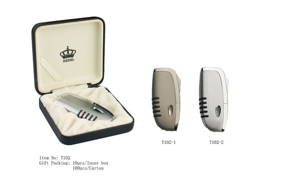 Regal high quality cigar lighter t102 comes with 12 months warranty and gift cas