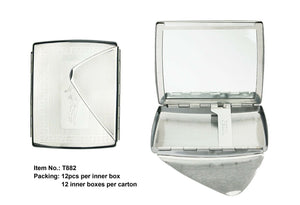 Regal Ladies high quality cigarette case with compact mirror t882