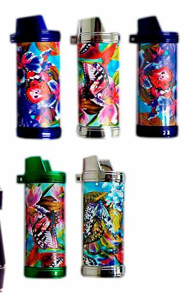 4-Bic Funky case to suit your Bic maxi lighter enhance your lighter Butterfly