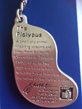 Platypus key ring  made of the highest quality pewter great detail 3 D