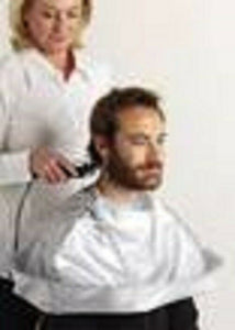 Hair cut catcher cape,prevent mess when cutting hair x 1