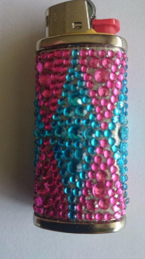 Bic pink and blue  case to suit your Bic mini lighter enhance your lighter