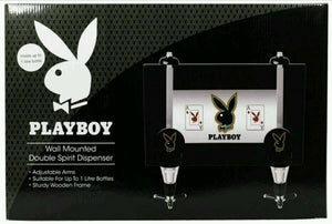 PLAYBOY WALL MOUNTED DOUBLE SPIRIT BOTTLE DISPENSER FAST FREE SHIPPING