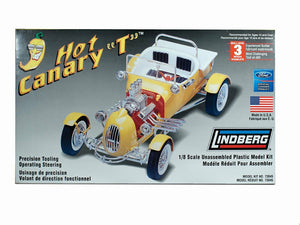 Lindberg 1/8 Kit #73045: HOT CANARY "T" (Ford Model T Custom) HOT ROD
