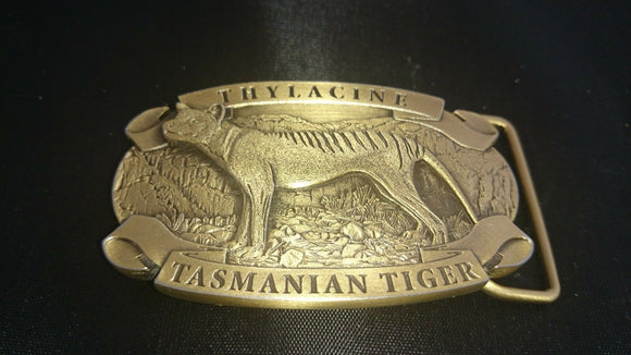 Tasmanian  Tiger  high quality  belt   buckle Tasmanian  made  very high quality