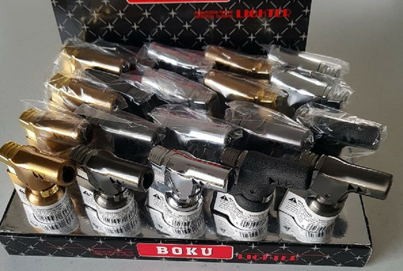 Zico/ Boku mini  jet lighter gas refillable wholesale display of 20