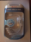 Sansai 4 port usb 2.0 hub support up to 127 hi speed usb  devices