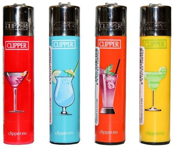 Clipper super lighter gas refillable collectable,set of 4  most reliable lighter