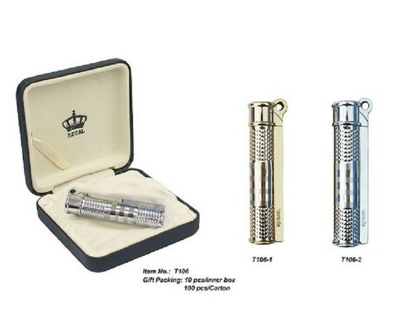 Regal quality cigar lighter t106 comes with a free cigar cutter
