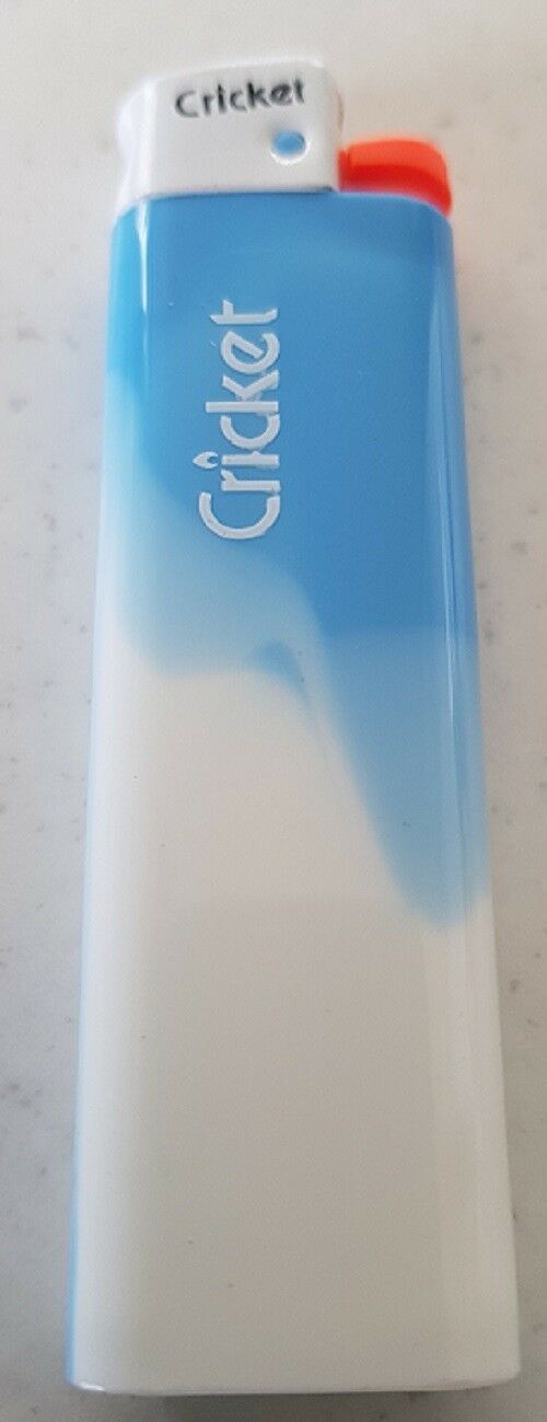 New Cricket Lighter one large   Disposable Lighter blue Cricket