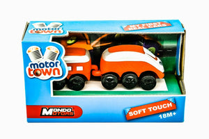 Motor Town  toys high quality soft touch car and caravan made in Italy 18m+