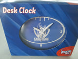 AFL NORTH MELBOURNE KANGAROOS Clock Football shaped alarm clock -NEW!