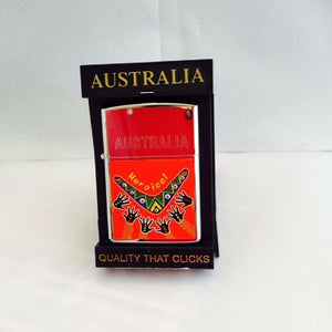 Tiger souvenir oil lighter Australiana high quality x 2 / 12 month warranty