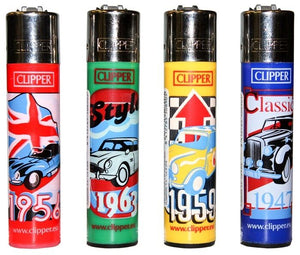 Clipper super lighter gas refillable collectable,set of 4 most reliable lighter