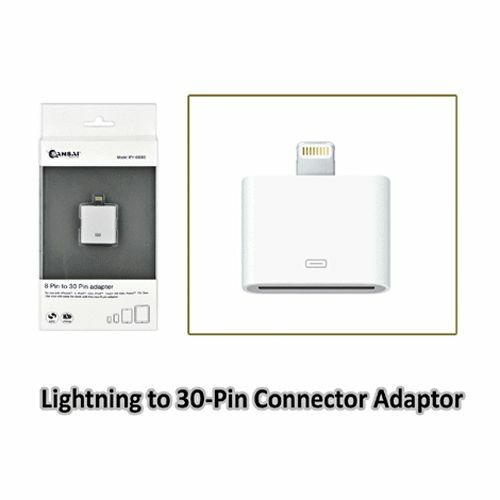 Lightning to 30-Pin Connector Adapter,Lightning 8 pin USB Cable Adaptor,New iPho