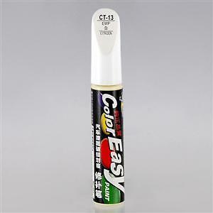 Colour easy automotive touch up paint, 12.5ml Citreon white, easy to use