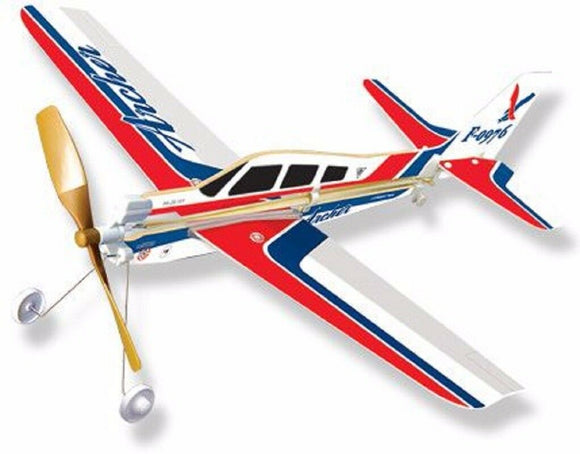 PA28 Archer Rubber Band Powered  Model Light Plane Kit: Lyonaeec Trainer