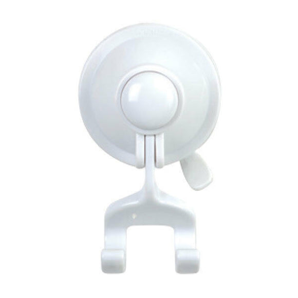 Shower Bathroom White RAZOR SHAVER HOOK Super Strong Suction Cup Wall Mount