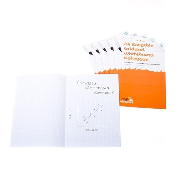 magic white board A4 handwriting reusable note book Gridded